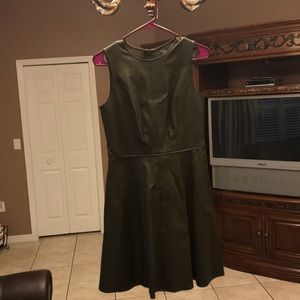 Vince Camuto leather dress. Size:2